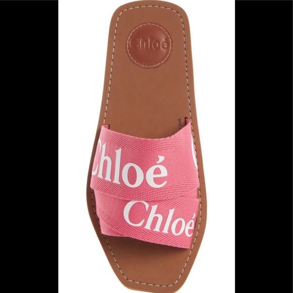Chloe Shoes - Chloe Logo Slide sandal